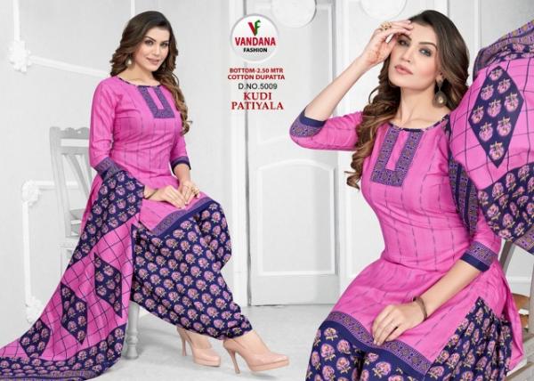 Vandana Kudi Patiyala Vol-5 Cotton Designer Exclusive Dress Material